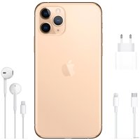 Телефон Apple iPhone 11 Pro Max 256GB Восстановленный by Breezy, грейд B (золотистый)