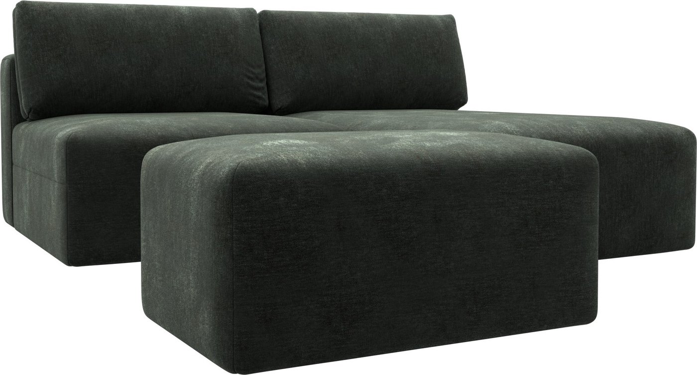 

Угловой диван Лига диванов Лига-060 НПБ угол универсальный с пуфом 129684 (шенилл Rimini 09 зеленый)