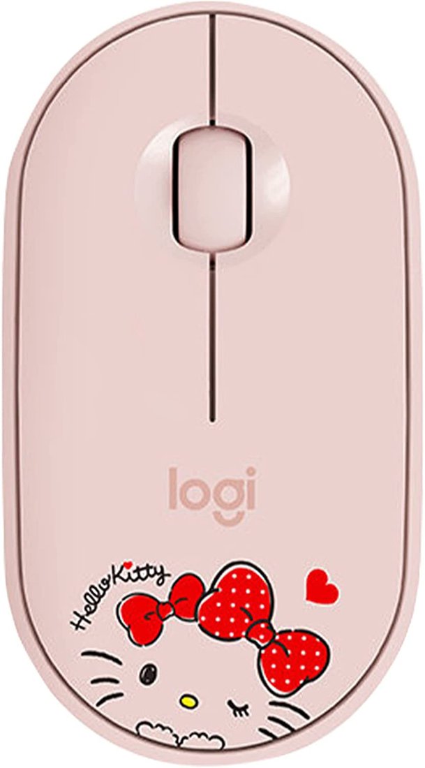 

Мышь Logitech M350 Pebble Hello Kitty (розовый)