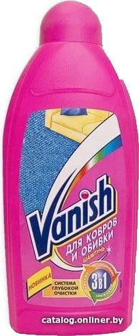 Средство для ковровых покрытий Vanish Шампунь 3 в 1 для ковров и обивки мебели 0.45 мл