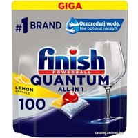 Капсулы для посудомоечной машины Finish Quantum Lemon (100 шт)