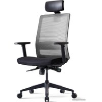 Офисное кресло Bestuhl S30 Black Pl с подголовником (черный)
