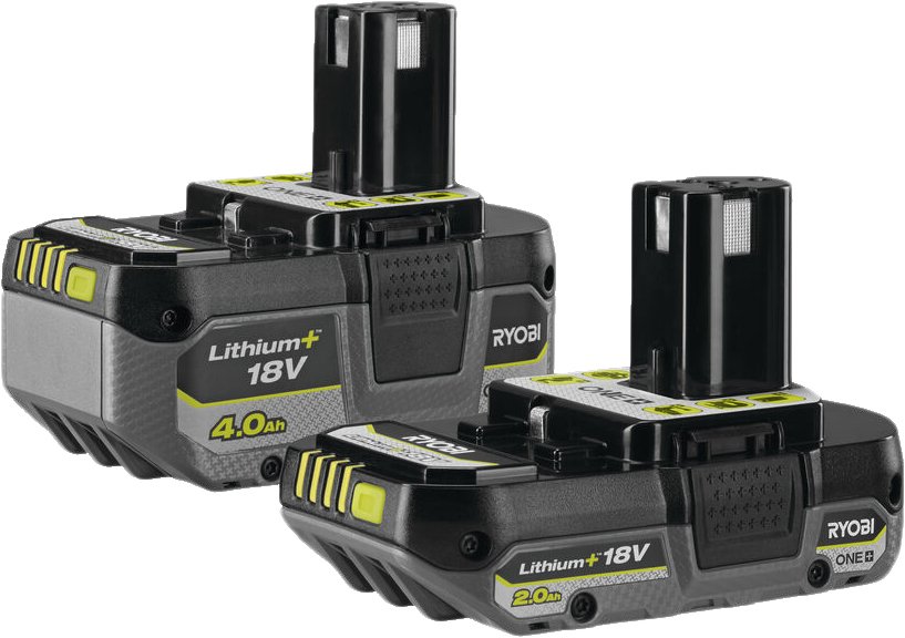 

Набор аккумуляторов Ryobi RB18242X 5133005509 (18В/4 Ah + 18В/2 Ah)