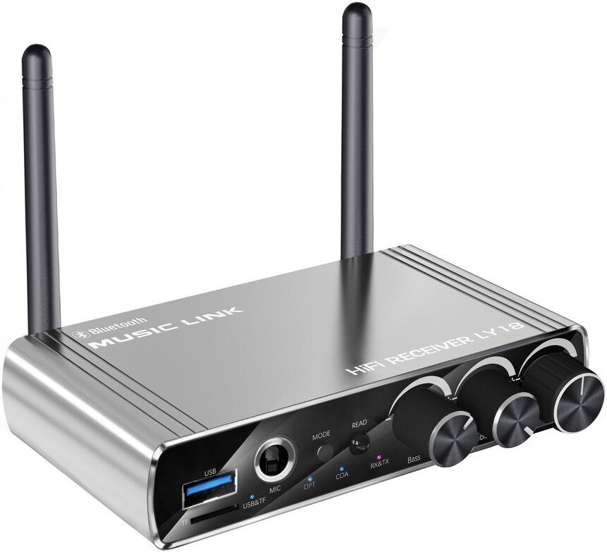 

Аудиоадаптер USBTOP Bluetooth v5.4 TX/RX LY18 559561