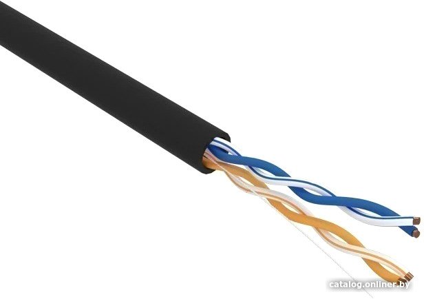 Кабель Rexant U/UTP 2PR 24AWG 5e PE 01-0025 (305 м)