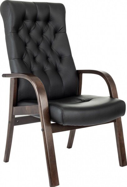 Офисное кресло Бюрократ T-9928WALNUT-CF/B (черный)
