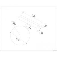 Трековый светильник Ambrella light GL3921 BK (черный)