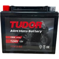 Мотоциклетный аккумулятор Tudor YTX12-BS L+ (12 А·ч)