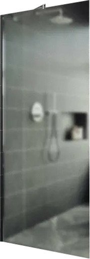 Душевая стенка MaybahGlass 195x69 MGD-706-5у (сатин стекло/хром матовый)