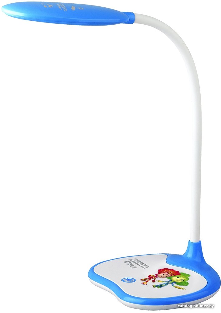Настольная лампа ЭРА NLED-433-6W-BU