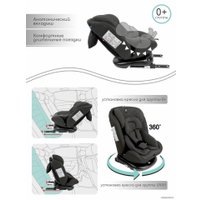 Детское автокресло Amarobaby Brilliant Isofix AMARO-2003-BrCh (черный)