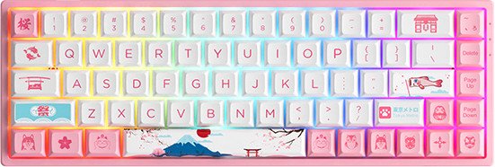 

Клавиатура Akko 3068B Plus World Tour Tokyo R2 (Akko Cream Yellow V3)