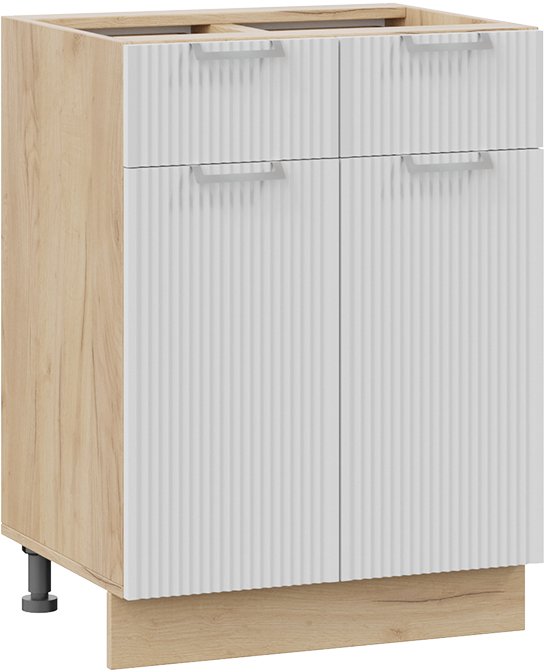 

Шкаф напольный Трия Кимберли 1Н6Я1 (дуб крафт золотой/сноу)