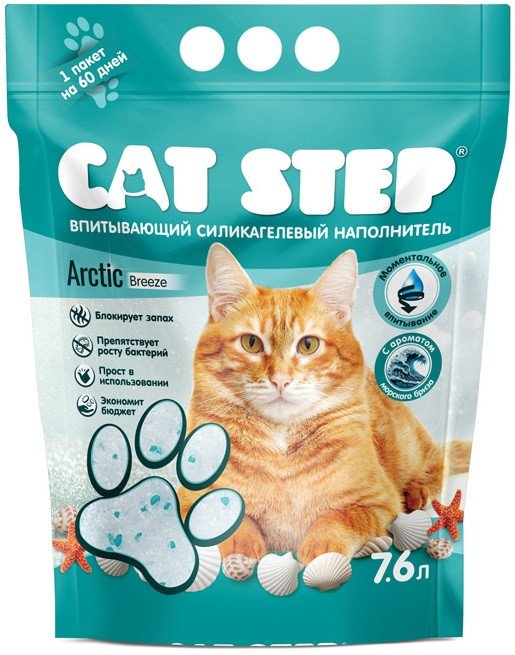 Наполнитель для туалета Cat Step Arctic Breeze 7.6 л