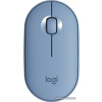 Мышь Logitech M350 Pebble (голубой)