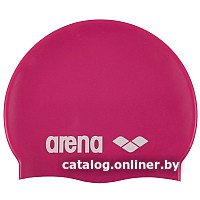 Шапочка для плавания ARENA Classic Silicone Cap 91662 91 (fuchsia/white)
