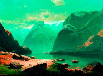 Пазл Стелла Саврасов А.К. Озеро в горах Швейцарии TG300458