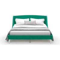Кровать MONOFIX Лотти 160x200 (микровелюр/зеленый)