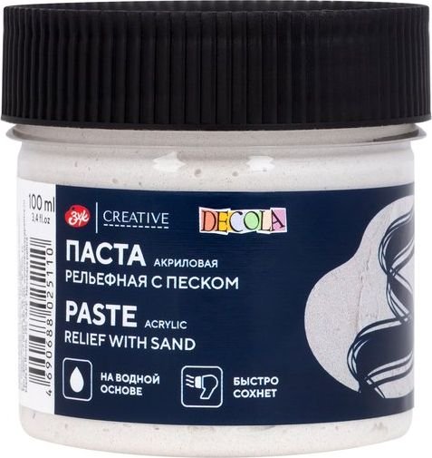 

Текстурная паста Невская палитра Декола с песком 100 мл 5827977