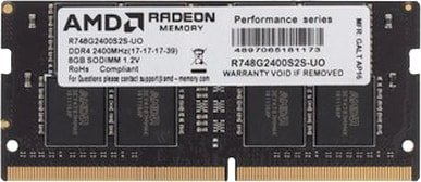 

Оперативная память AMD Radeon R7 Performance 8GB DDR4 SODIMM PC4-19200 R748G2400S2S-UO