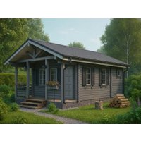 Русская баня Woods из бруса Чудное мгновенье в Бресте
