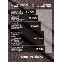 Комплект штор Модный текстиль 112MT391019 (250x150, 2шт, темно-серый) в Бресте