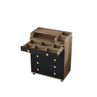Детский комод Incanto Мишка с органайзером 800/5 PK-0060/05 (дуб/графит)