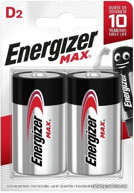 Батарейка Energizer Max E95 D 2шт