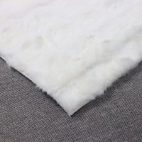 Коврик для кухни AksHome Buble Faux Fur (80x150, белый)