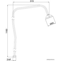 Верхний душ Rubineta 621998