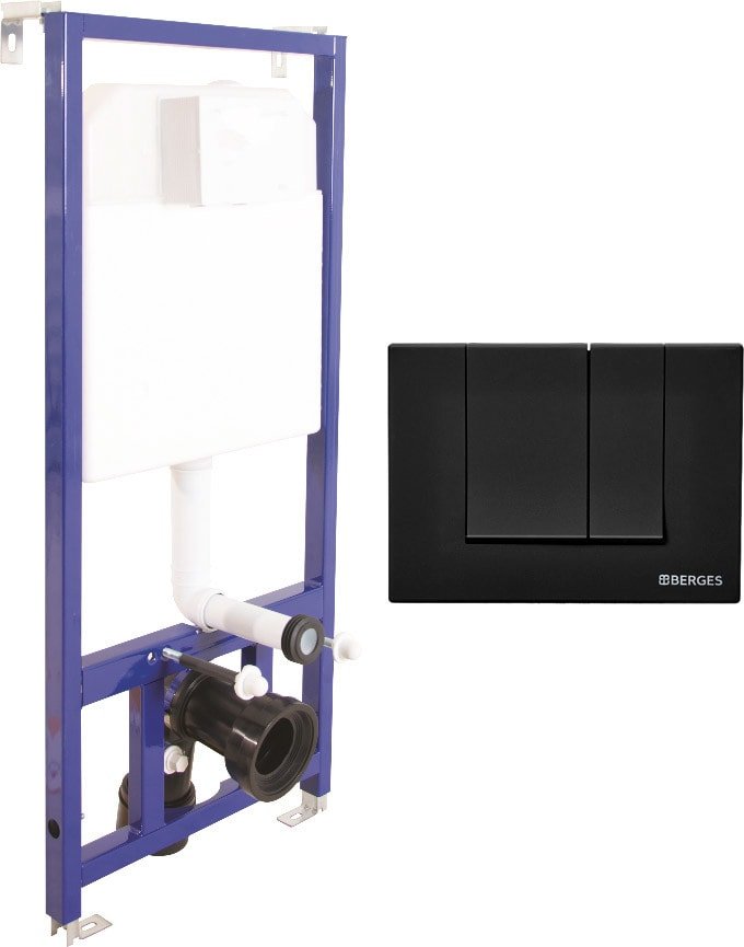 

Инсталляция для унитаза Berges Wasserhaus Novum 525 L4 040000+040045