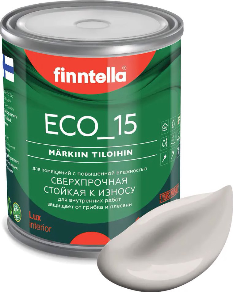 

Краска Finntella Eco 15 Rock F-10-1-1-FL085 0.9 л (бежевый)