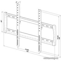 Кронштейн Trone Техно-600F (черный)