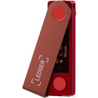 Аппаратный криптокошелек Ledger Nano X (рубиновый красный)