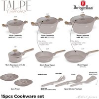 Набор кастрюль Berlinger Haus Taupe Nordic Collection BH-8344