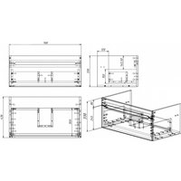  Акваль Тумба под умывальник Токи ТОКИ.80.00.21.N