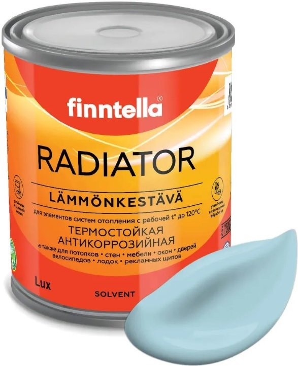

Краска Finntella Radiator Taivaallinen F-19-1-1-FL017 0.9 л (нежно-голубой)