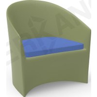 Кресло Berkano Oasis 230_034_23_56 (темно-зеленый/темно-синий)