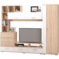 Стенка MLK Даллас (дуб сонома светлый/белый) в Витебске