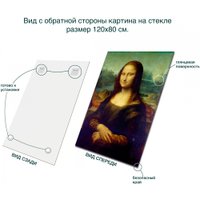 Картина Stamprint Мона Лиза Леонардо да Винчи PT017 (120x80)