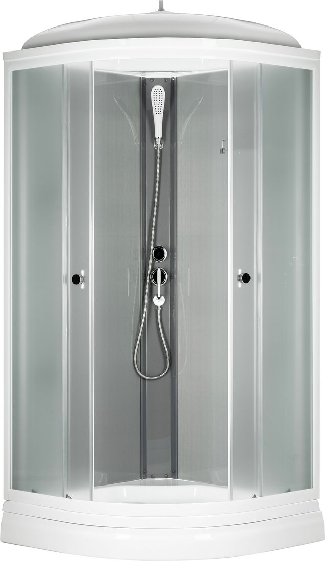

Душевая кабина Saniteco SNT-86 90х90 (серый/матовое стекло)