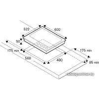 Варочная панель Bertazzoni P604LHERNE