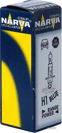 Галогенная лампа Narva H1 Range Power Blue+ 1шт [48630RPB]