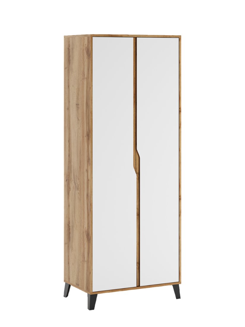 

Шкаф распашной ЭлиГард Eyva 2D (дуб вотан/белый)