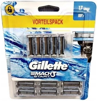 Сменные кассеты для бритья Gillette Mach3 Start (17 шт) 7702018615292