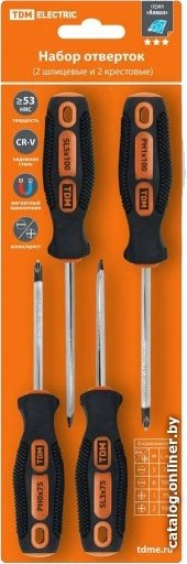 Набор отверток TDM Electric SQ1013-0201 (4 предмета)
