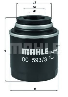 

Масляный фильтр Mahle Knecht OC5933