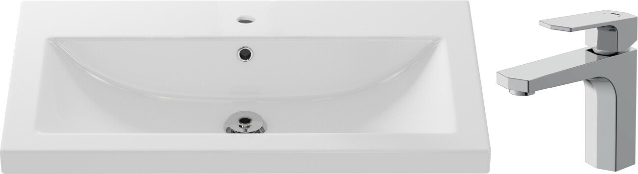 

Умывальник Cersanit Como 80 S-UM-COM80/1-w + 63055