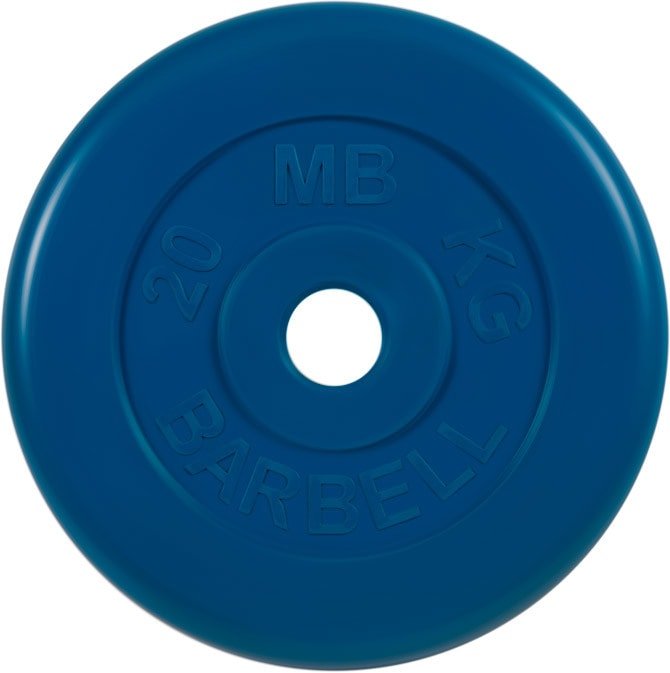 

Диск MB Barbell Стандарт 51 мм (1x20 кг, синий)