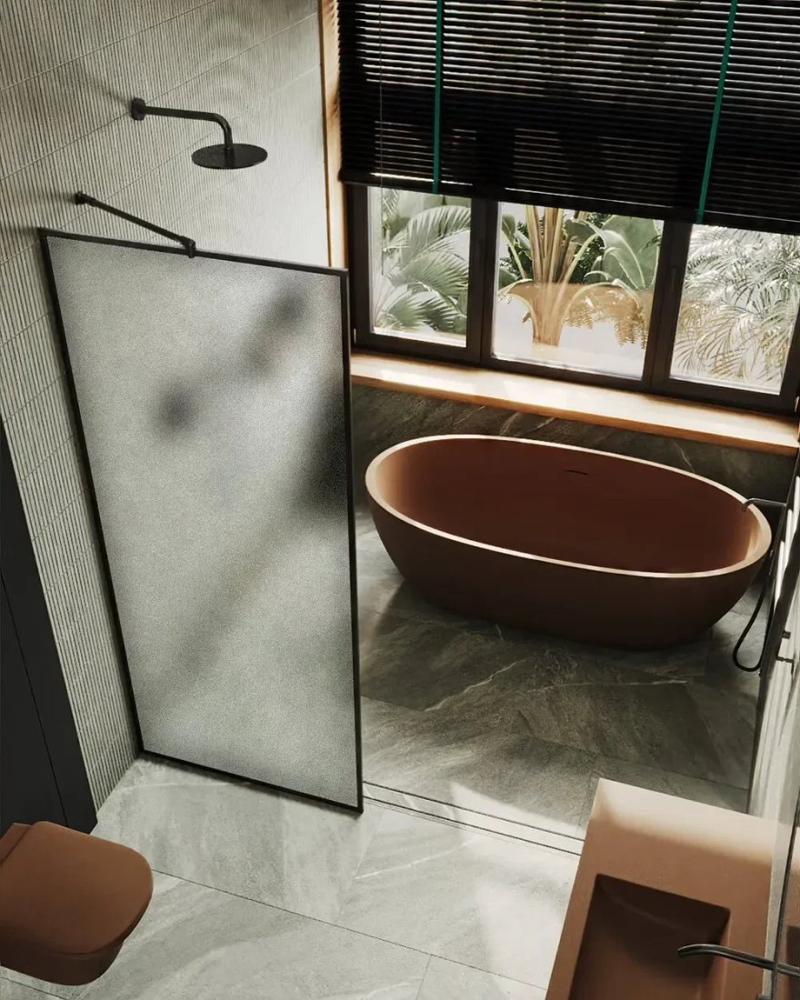 Душевая стенка MaybahGlass 99x195 MGD-1360-2...